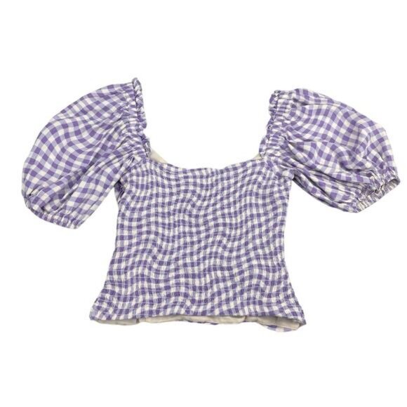 Astr Ruched Smocked Puff Sleeve Top Size XS - Picture 6 of 6